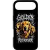 Animal Rock & Roll Graphic Concert Punk Custodia per iPhone Air Golden Retriever Heavy Metal Rocker Angry Music Concerto Punk
