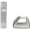 Logicom - Retro 2 - Telefono Cordless DECT - Design Vintage - Vivavoce - Display - Retroilluminato 3 Linee - 300m -Portata - Compatibile Box Internet - 100h Standby - Nero