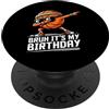 Funny Bruh Its My Birthday Basketball Ki Bruh It's My Birthday Divertente Giocatore di Basket Dab Humor Adolescenti PopSockets PopGrip Adesivo