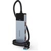 HOPDAY USB 3.2 Hub, HOPDAY USB Hub 4 porte, Adattatore Multiporta splitter USB Hub dati da 10 Gbps con cavo esteso da 50 cm per MacBook Air/Pro, iMac, Dell, HP, Surface, PC, Tesla Model 3, HDD mobile