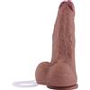 HiSmith HSS003-XXL XXL Squirting Realistic Silicone Dildo 30cm Brown