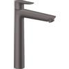 hansgrohe Talis E Miscelatore monocomando lavabo 240 con saltarello, cromo nero satinato, 71716340