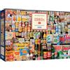 Gibsons Gibsons Games - Cestino della spesa anni '80, puzzle da 1000 pezzi per adulti, dolcetti vintage preferiti, puzzle sostenibile per adulti e adolescenti, cartone riciclato al 100% di alta