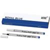 Montblanc 124500 - Refill (B) per fineliner e roller, Royal Blue (blu Reale) - Ricariche di alta qualitá, punta spessa, 1 x 2 Refill