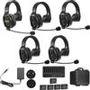 SARAMONIC WITALK WT5S SISTEMA 5 CUFFIE FULL-DUPLEX WIRELESS INTERCOM SYSTEM 1.9GHZ BASE RICARICA E CUSTODIA