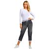 Fashion Trends Pantaloni da jogging da donna in denim floreale, con stampa a stelle, pantaloni della tuta a costine in vita pantaloni da donna casual estivi jogger con coulisse italiano palestra