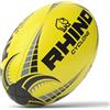 Rhino Cyclone - Pallone da rugby, giallo fluo, misura 3