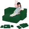MeMoreCool Cord, divano da gioco per bambini, in gommapiuma, con elementi da costruzione, divano pieghevole al buio, per camera da letto, mini divano modulare per camera dei giochi, mattoncini morbidi