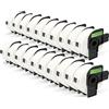 Printing Pleasure 20x Compatibile Rotolo DK-11201 29mm x 90mm Etichette adesive (Etichetta per rotolo: 400) per Brother P-Touch QL-500 550 560 570 700 710W 720NW 800 810W 820NWB 1050 1060N 1100 1110NWB, Nastro in Carta