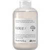 Davines VOLU Shampoo - Shampoo volumizzante per capelli fini - Deterge delicatamente preservando la struttura naturale dei capelli - 250 ml