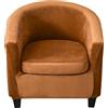 CHNSHOME Copripoltrona Tullsta Coprisedili Poltroncina Chesterfield Copripoltrona 1 posto Fodera per poltrona Chesterfield 1 posto cocktail Coprisedie per bar