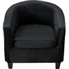 CHNSHOME Copripoltrona Tullsta Coprisedili Poltroncina Chesterfield Copripoltrona 1 posto Fodera per poltrona Chesterfield 1 posto cocktail Coprisedie per bar