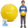 Kleintober Palla Pilates 24 cm I Palla da ginnastica con Doppia Parete Antiscivolo I Attrezzi Palestra Casa e Fitball I Ginnastica e Fitness per Tutte le Età I Ideale per Bambini Anziani e Gravidanza