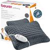 Beurer HK 48 Cosy Cuscino termico, superficie ultra morbida in tessuto traspirante, 3 livelli di calore e riscaldamento rapido, sistema di sicurezza BSS, colore Grigio