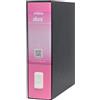 Rexel Esselte Dox 1 Raccoglitore a Leva Formato Commerciale D8, A4, Rosa, 1 Pezzo