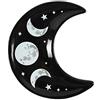Grindstore Crescent Moon Ornamento Nero 11x12cm