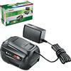Bosch Home and Garden, Starter Set 18 V Batteria e Caricabatteria (Batteria da 4,0 Ah, Caricabatteria AL 18V-20, Sistema 18 Volt, in Confezione di Cartone)