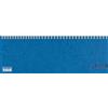 Glocken Rubrica orizzontale 2026 | 297 × 105 mm, cartone, blu