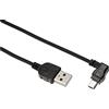 System-S Cavo USB 2.0 per USB a a Mini USB B 5 Pin 30 cm connettore ad Angolo retto 90 Gradi