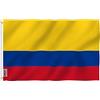 Anley Bandiera ANLEY Fly Breeze 3x5 piedi Colombia-Resistente ai colori e allo sbiadimento UV-Intestazione in tela e doppie cuciture-Bandiere nazionali colombiane in poliestere con occhielli in ottone