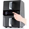GOURMETmaxx FryUp, friggitrice ad aria calda multidimensione, 10 l, friggitrice verticale con 2 camere: meno spazio di cottura, 10 programmi e display touch a LED, friggitrice ad aria calda a 2 camere