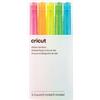 Cricut Set di penna gel glitter | Neon | Punto fine 0,8 mm | 5-pack | Da utilizzare con Cricut Explore e Maker Maker