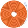 JANDEI - Striscia LED neon flessibile 12V, 5 m 6x12 mm 120 LED/metro. Colore arancione. Taglio 2,5 cm. Decorazione interni ed esterni, casa, attività commerciali, insegne... Trasformatore non incluso