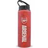 Hy-Pro - Borraccia Arsenal F.C. in alluminio con licenza ufficiale, 750 ml, cannuccia, pieghevole integrata, a prova di perdite, leggera, ottima idea regalo per calcio