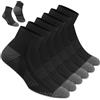 NAVYSPORT Calzini Sportivi da Uomo in Cotone alla Caviglia, confezione da 6 paia, Lunghezza alla caviglia (35-38, Multicolore)