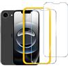iVoler 2 Pezzi Pellicola Vetro Temperato per iPhone 16e/14/13/ 13 PRO 6.1 Pollici, con Strumenti di Installazione, Pellicola Prottetiva Anti Graffio, Durezza 9H, HD Trasparente, Senza Bolle