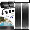 LIFERUN Collettore Solare per Piscina 300x75 cm, Riscaldatore per Piscina, Riscaldamento Solare per Piscine, Riscaldatore Solare, Piscina 2,1㎡ Fino a 12000 Litri Contenuto d'Acqua, Resistente UV