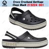 Crocs Zoccoli Crocs Crocband Heritage neri 213224-001 taglia unisex