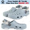 Crocs Sandali Zoccoli All-Terrain Grigio Grigio 206340-0Z3 Unisex Taglia