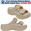 Crocs Sandali Crocs Saturday Platform Dipped Buckle Dulcé 213246-2NM taglia unisex
