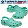Crocs Classic Clog Sandali Retro Verde Smeraldo 10001-5DV Unisex Taglia