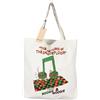 SCOTCH & SODA Borsa Tote In Tela Fantasia Con Logo OS Bianca Donna Unisex