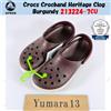 Crocs Zoccolo Crocs Crocband Heritage Burgundy 213224-7CU taglia unisex