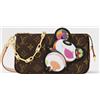 Louis Vuitton x Takashi Murakami Panda Pochette Bag Monogram Cute Design 2WAY
