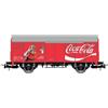 RIVAROSSI HR6610 Carro Gs FS con pareti lisce, livrea pubblicitaria "Coca Cola"