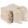 OFFCUP 50 Pezzi Sacchetti Regalo di Cotone, 10x15cm Sacchetti di Cotone, Sacchetto per Gioielli, Sacchetti di Stoffa con Coulisse Ideali per Fai da Te Pittura Regalo Gioielli Natale Fiesta Cosmetici