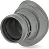 tecuro Otto Haas EASY-FIX Design - Isabel DN 110/50, colore: Grigio