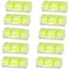 Zwenjuan Livella a bolla,10 Pezzi Mini Livella a Bolla Piccolo Livello,15 x 15 x 40 mm,Bolla Livella Piccola,livella tascabile di precisione,per Fotocamera Campeggio Caravan
