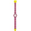 HIP HOP Orologio BAMBINO KIDS FUN quadrante MONO-COLORE BIANCO movimento SOLO TEMPO - 3H QUARZO e CINTURINO SILICONE CON TESSUTO MULTICOLORE HWU1158