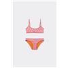 Calzedonia Costume Due Pezzi Bambina Pop Palms Rosa