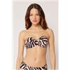 Calzedonia Fascia Costume Savannah Zebra Stampa