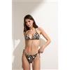 Calzedonia Triangolo Costume Savannah Zebra Stampa