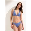 Calzedonia Triangolo Imbottito Costume Golden Glow Blu
