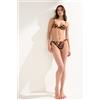 Calzedonia Slip Fiocchi Costume Savage Shades Marrone