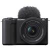 Sony VLOGCAM ZV-E10 II ZV-E10M2K Mirrorless Camera PZ Lens Kit Nero 16-50 mm