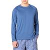 Amazon Essentials Costume a T-Shirt Ad Asciugatura Rapida a Maniche Lunghe Uomo, Blu Marino Scuro, XS